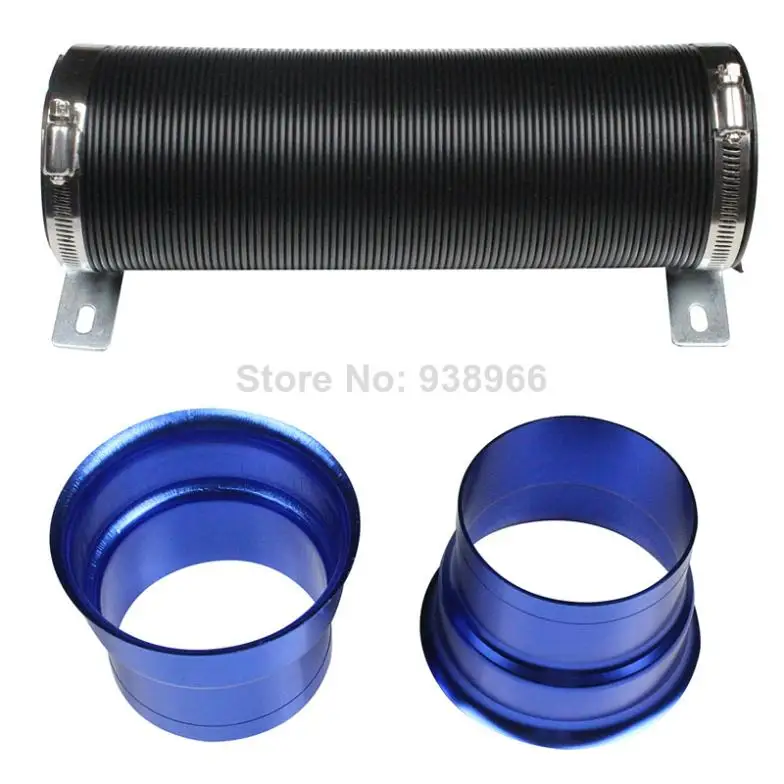 

3'' Universal Turbo flexible Cold Air Intake pipe Cold Air Intake Inlet Hose Pipe Tube Kit Multi-flexible for free shipping