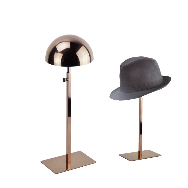 

5pcs Rose gold Metal Hat display stand hat display rack hat holder cap display holder