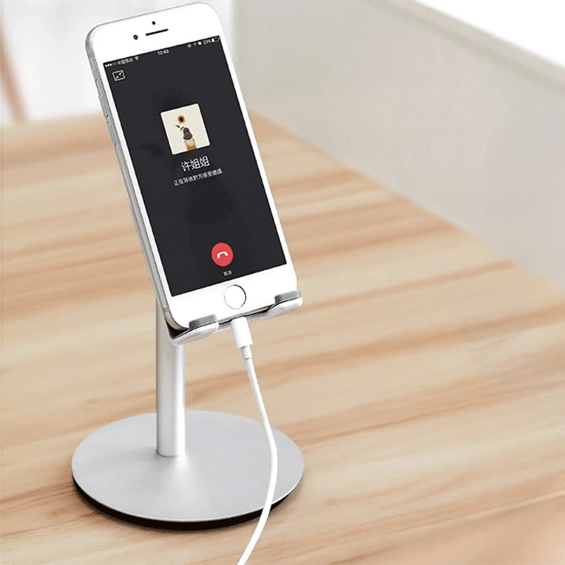 

Mini Mobile Phone Holder Pad Desk Stand Tablet Holder 35 Degrees Adjustable Universal for iPhone Andorid Phones Within 10 Inch