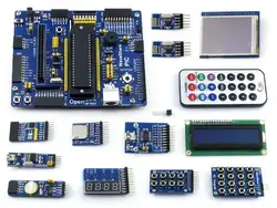 PIC развитию PIC16F877A PIC16F877A-I/P 8-бит RISC PIC развитию + 14 аксессуар модуль Наборы = Open16F877A посылка B