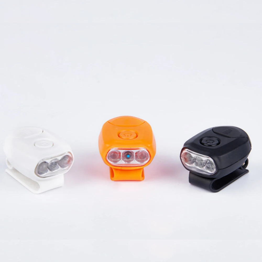 

3 LEDs Clip on Cap Light White Flashlight Camping Clip-On Cap/Hat Light Lamp Cycling Hiking Camping Cap Light with Button Battey
