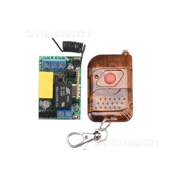 

220V Wireless Remote Control Power Switches Mini Size Remote Controll Lighting Switch Learning Code 433.92MHZ