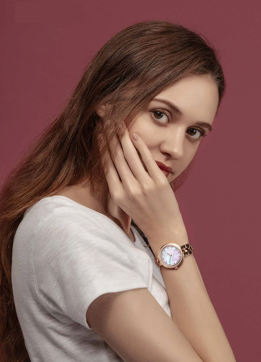 Xiaomi TwentySeventeen Кристалл кварцевые наручные часы для женщин 64 искусственный камень наручные часы Дамская мода подарок на день Святого Валентина последние