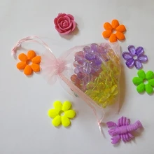 25x35 см 500 шт/партия рождественские сумки из органзы розовая сумка на шнурке сумка для пищевых продуктов/Ювелирные изделия/конфеты/свадебные подарочные сумки маленькие упаковочные мешочки