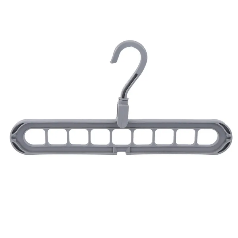 Light Gray Многофункциональный сушильный крючок для склада шкаф открытый балкон креативная вешалка для одежды Вешалки для шарфа домашние стеллажи для хранения - Color: Light Gray