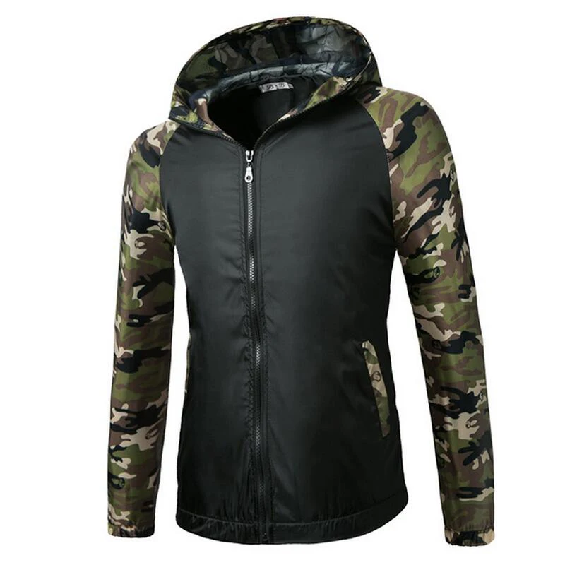Лидер продаж Демисезонный Для мужчин летняя повседневная куртка с капюшоном