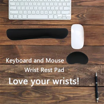 

VOBERRY High Quality Wrist Pad For Mouse Keyboard Pad+Mouse/Mice Pad For Computer Laptop Office Ergonomic Wrist Mice Pad