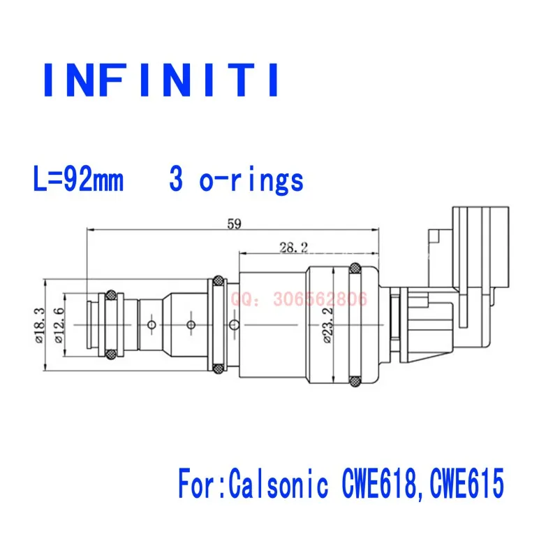 Calsonic CWE618 CWE615 A/C Compressor Control Valve For INFINITI FX50 Qx70 EX35 Repair Parts