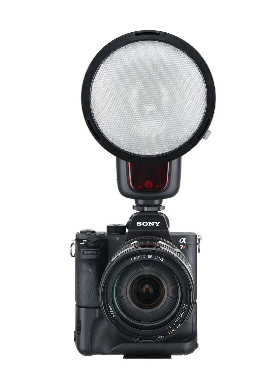 Falconeyes SGA-BOS Speedlite сосредоточены Snoot с 10 шт. Цвет Фильтры для Canon Nikon Sony Godox Speedlite