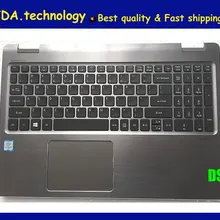 Компания Wellendorff /orig подлокотник для ноутбука Топ чехол для acer Aspire R5-571T R5-571TG США клавиатура верхняя крышка C крышкой Touchpad