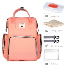 Внутренний подгузник, рюкзак для мамы, дорожная сумка, Детская сумочка для подгузников, Термосумка для детских колясок, рюкзак для пеленания