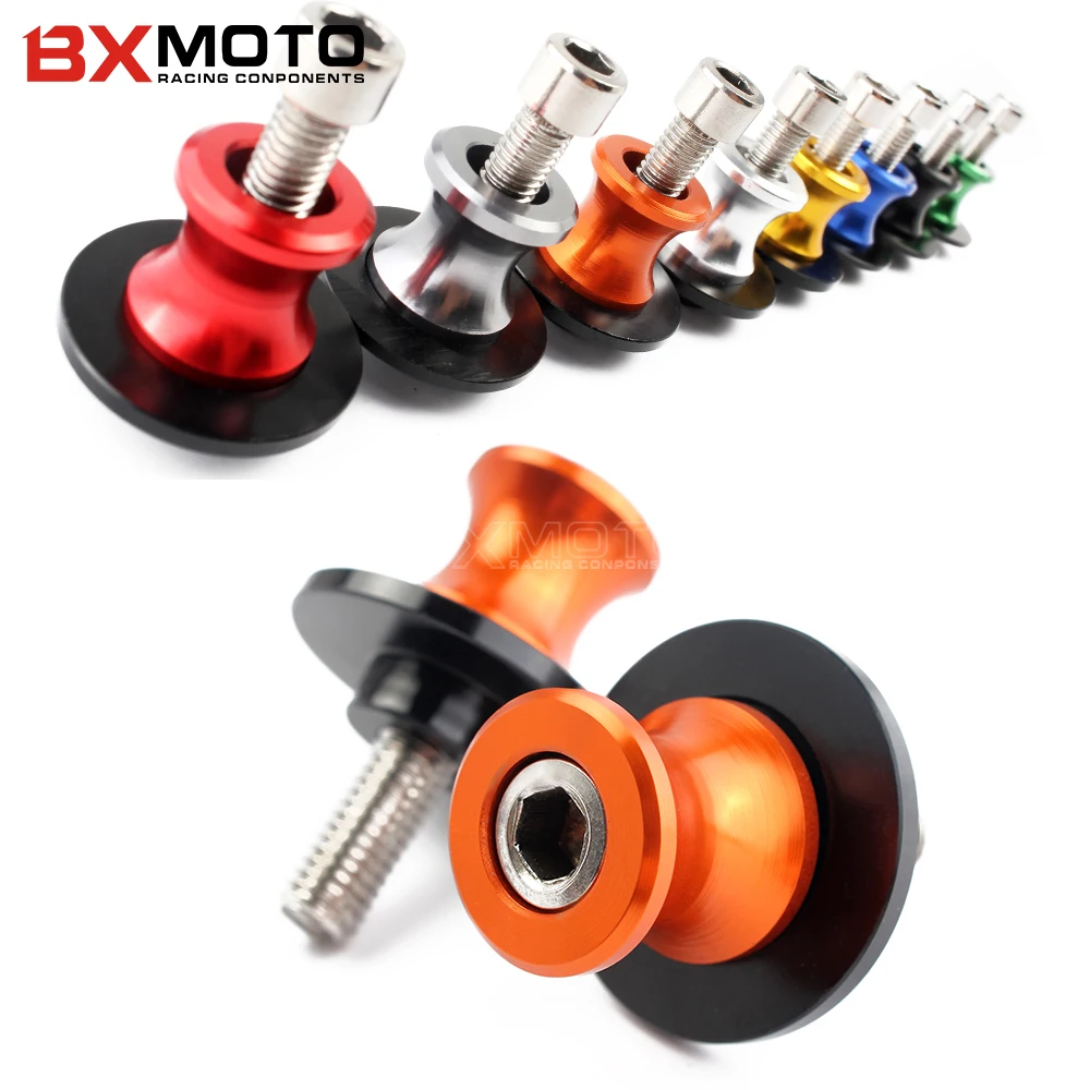 motorcycle accessories parts m10 Aluminum Swingarm Spools slider stand