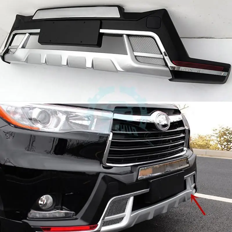 Front Bumper Guard Board ABS Material Modified Fie For Toyota