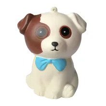 Squishies adorável filhote de cachorro lento subindo creme squeeze scented alívio do estresse brinquedos squishy lento subindo squeeze collectionz04