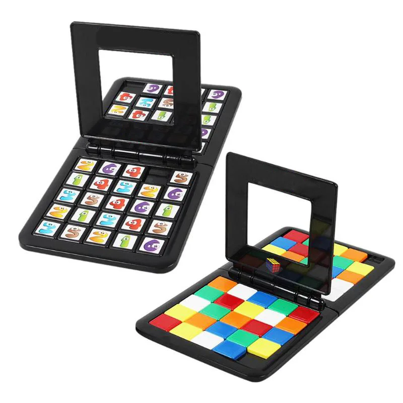 

Magic Cube Race Game Parent-child Interaction Cube Double Game Desktop Puzzle Funny Educational Toys For Children Adults Gift