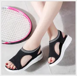 AGUTZM женские босоножки для 2019 новые летние босоножки на платформе удобные дышащие туфли шоппинг женская обувь прогулок белый черный