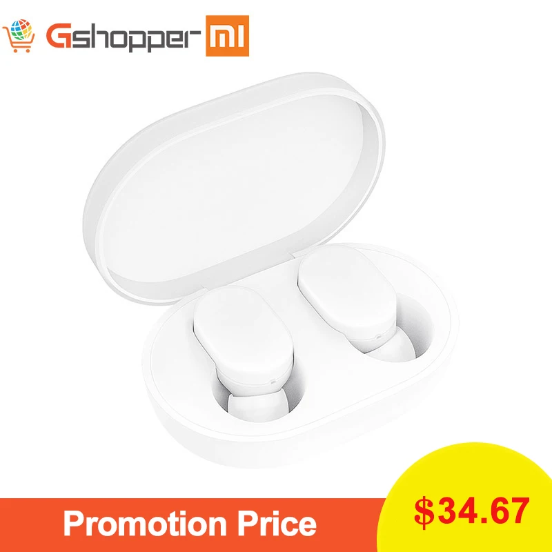 100% оригинальные Xiaomi AirDots Bluetooth 5 0 наушники Молодежная версия стерео MI мини