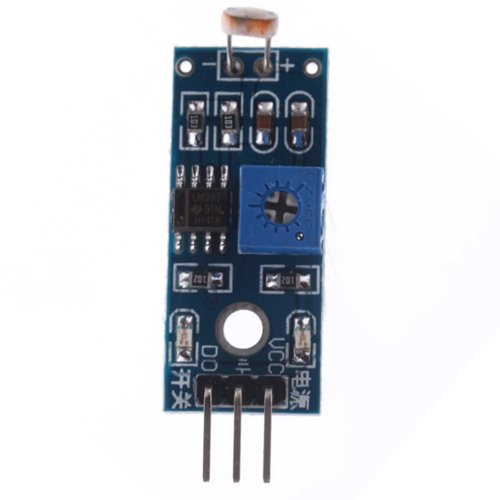 

Photoresistor (LDR) Sensor Module Detects Light Sensitive Photodiode for Arduino