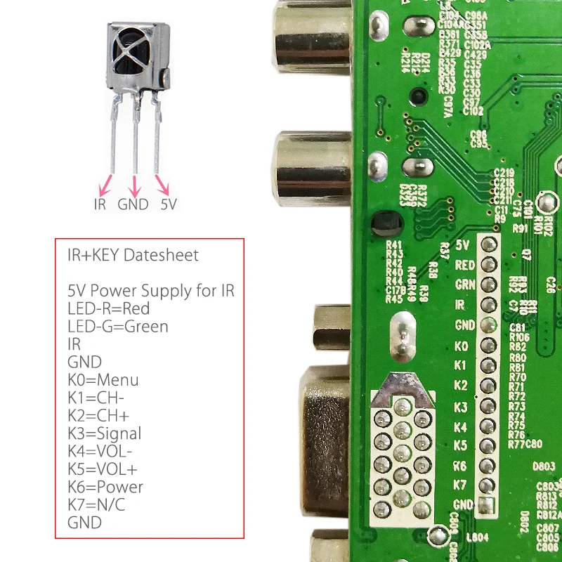 QT526C V1.1 Поддержка цифрового сигнала DVB-S2 DVB-C DVB-T2 ATV Универсальный драйвер платы ЖК-дисплея с двумя портами usb воспроизведения мультимедийных русская футболка. S512.69 подарок