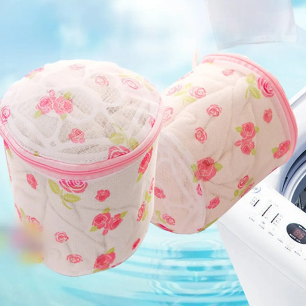 

Lingerie Washing Home Use Mesh Clothing Underwear Organizer Washing Bag Useful Mesh Net Bra Wash Bag zipper Laundry Bag