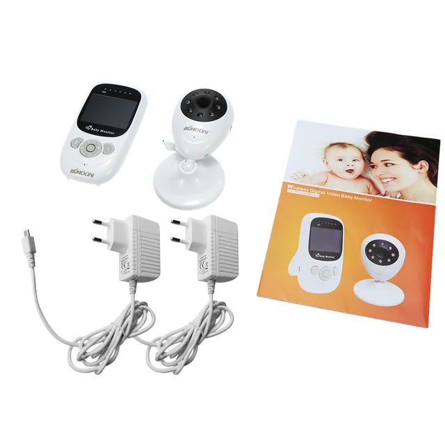 Wireless 2.4″ LCD Color Baby Monitor Video Nanny Mini Security Camera Two Way Talk Night Vision Temperature Monitoring