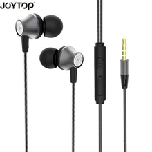 JOYTOP Wired Earphone For Phone Stereo Sound Headset In-Ear With Mic Earbuds Earpiece Fone De Ouvido kulakl k