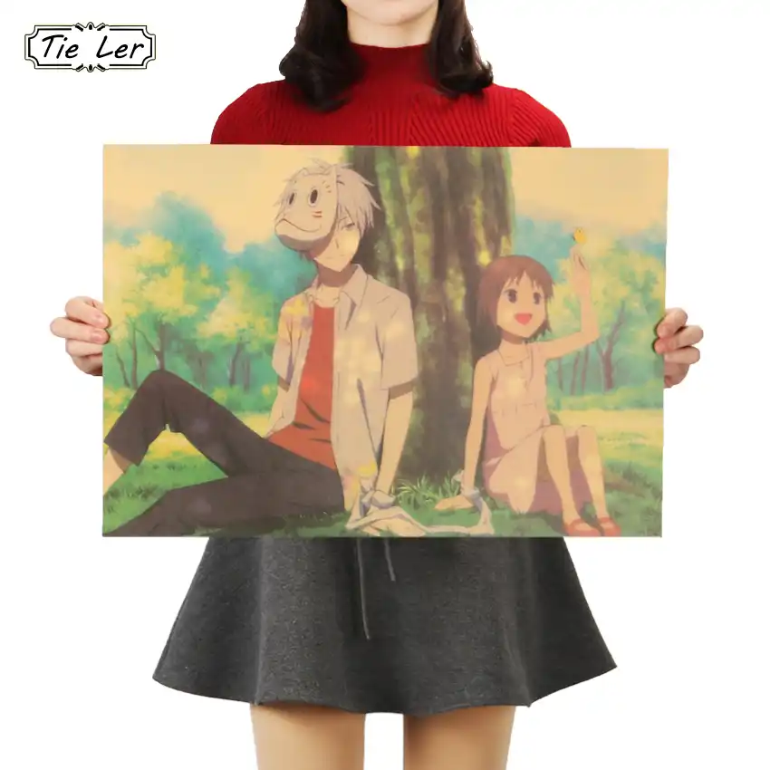 Плоский стикер на стену теплое сердце фильм Свет пожарных леса плакат на крафт-бумаге украшение живопись наклейки на стену 36X51,5 см