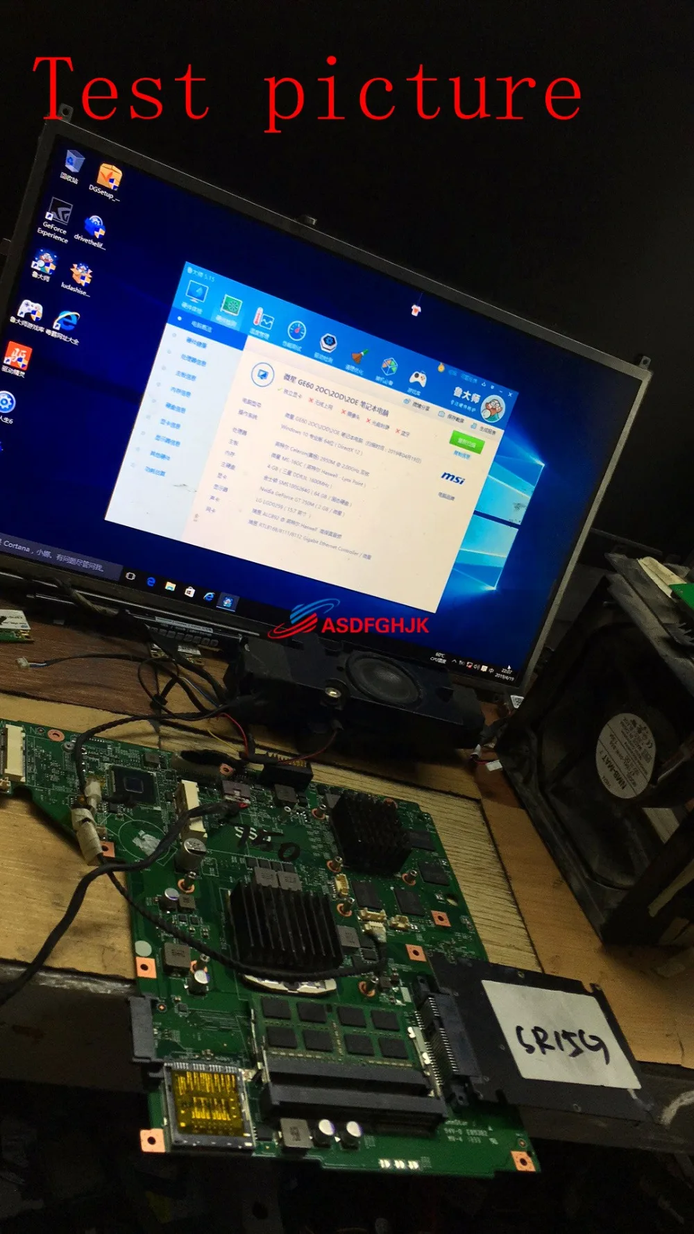 Lenovo-Miix 320-10ICR Tablet Ideapad Placa-mãe, 8350 CPU,
