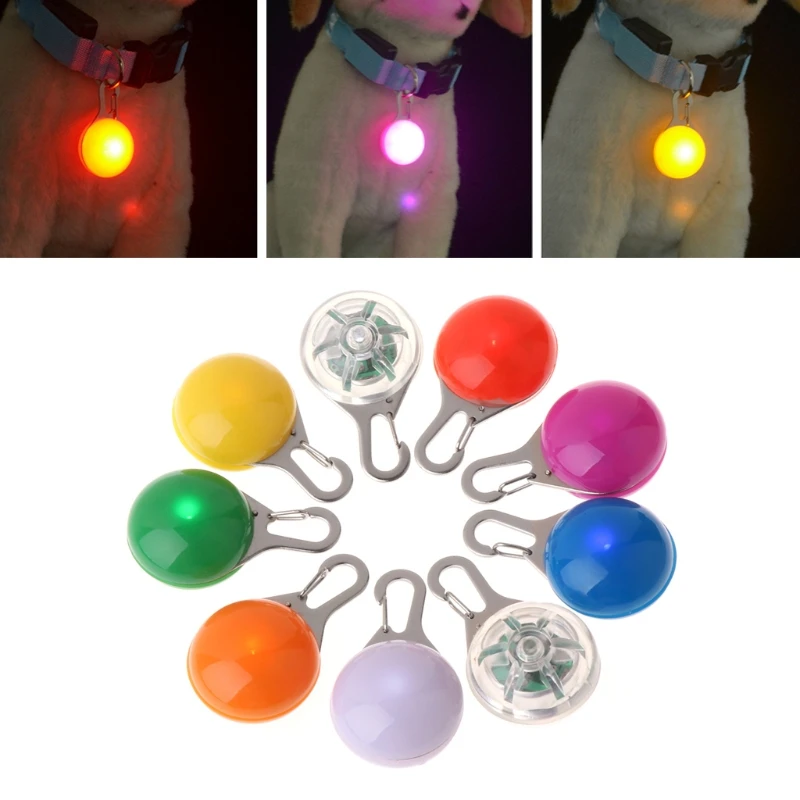 

Pet Pendant Safety LED Flash Light Glow Collar Puppy Dogs Cat Luminous Identify