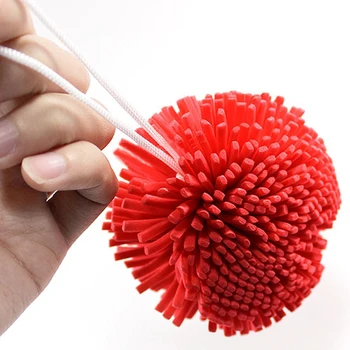 

2pcs New Bath/Shower Body Exfoliate Puff Sponge Mesh EVA Colorful Bath Ball DTT88