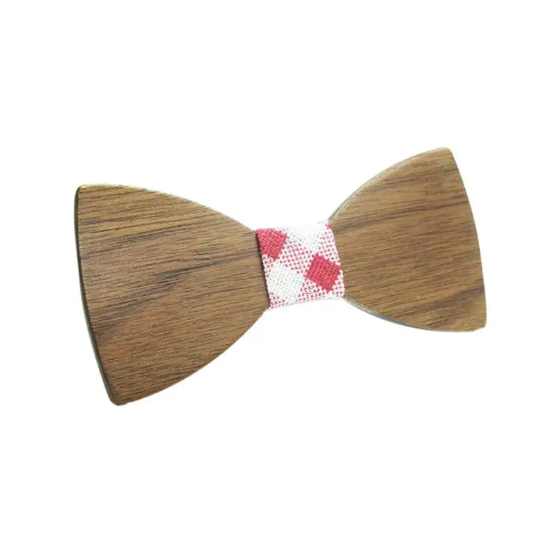 Модный деревянный галстук-бабочка для мальчиков, детские галстуки-бабочка, деревянный галстук, детская деревянная бабочка - Цвет: A7