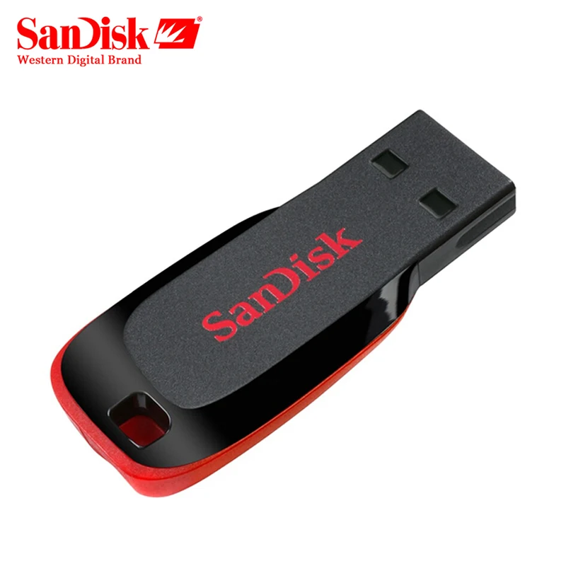 USB флеш-накопитель SanDisk CRUZER BLADE CZ50 USB 2,0 128 г 64 г 32 г 16 г 8 г 4 г мини-накопитель Флешка поддержка официальной проверки