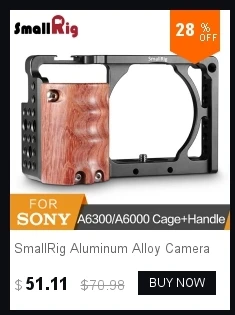 SmallRig 15 мм одиночный штанговый зажим для кинокамеры Blackmagic Design карман Кино Камера BMPCC 4K клетка SmallRig 2203/2255/2254-2279