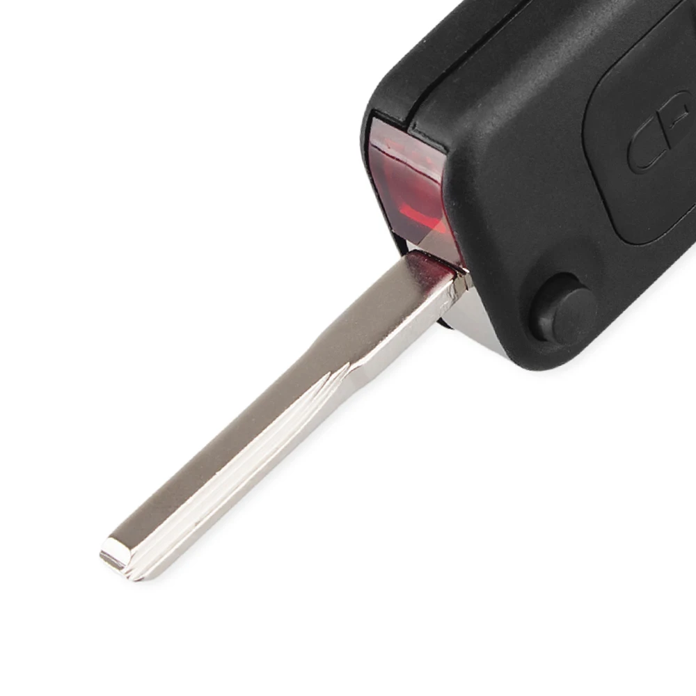 KEYYOU флип ключ Switchblade оболочки дистанционного ключа 2 кнопки для Mercedes Benz SLK E113 A C E S W168 W202 W203 авто ключ оболочки Чехол