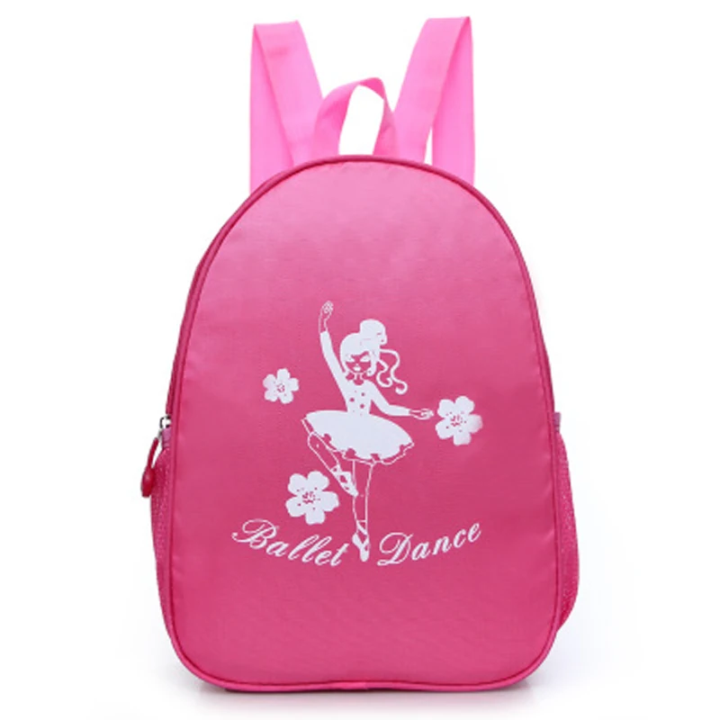 Child Girls Pink ballet bag Backpack Waterproof canvas Ballet Dance