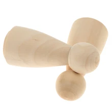 10 шт. DIY деревянные фигурки для украшения свадебного торта Свадебный Праздничный торт топперы