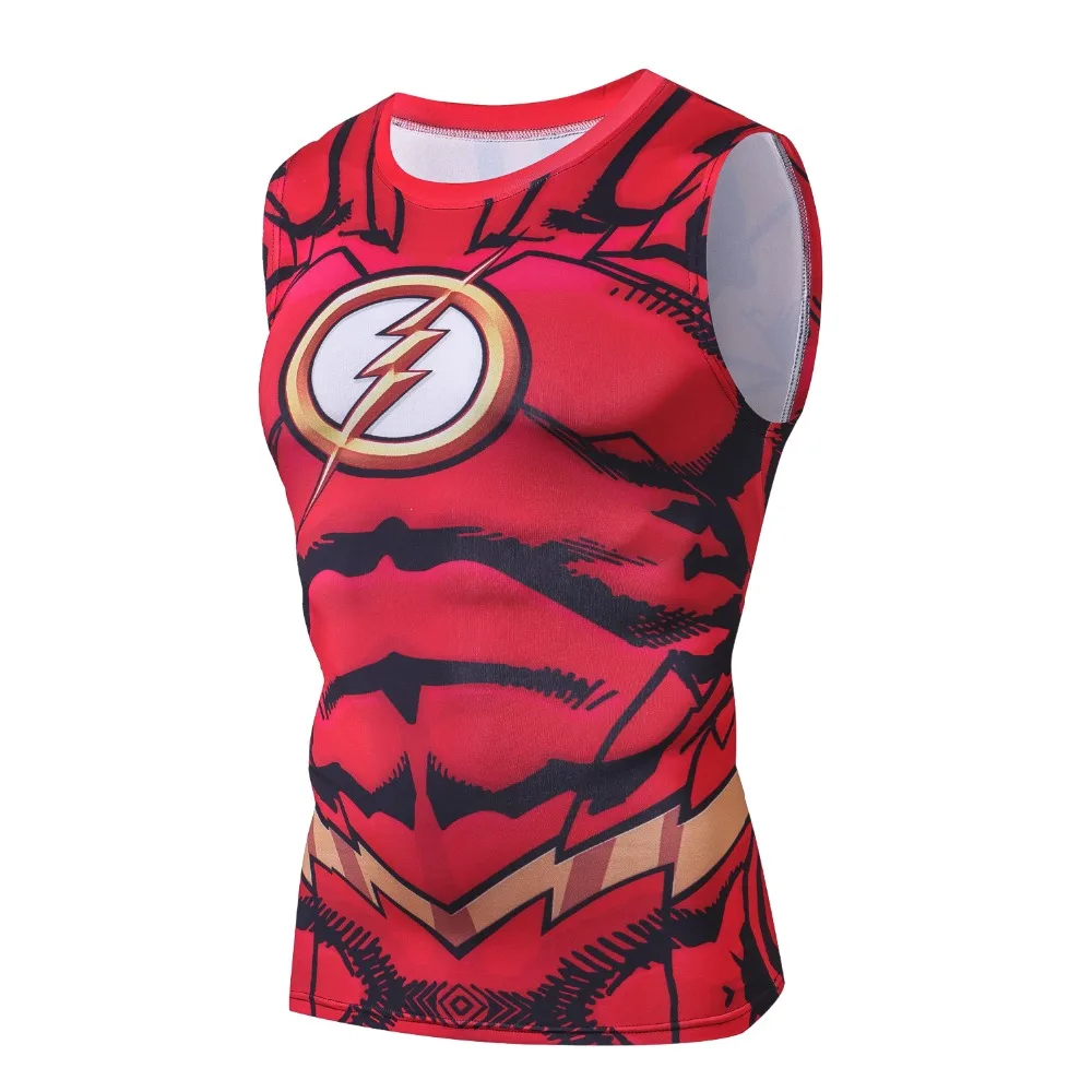 

New Flashman 2018 Mens Clothing Vest Fitness Bodybuilding G yms Tank Top Men Casual O-neck Breathable Solid Singlets Tank Tops