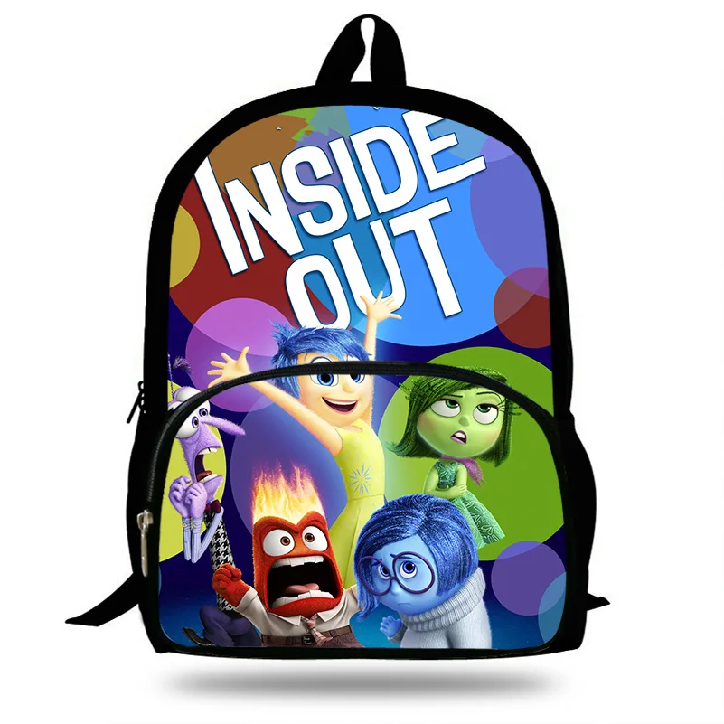 Us 22 02 24 Off 2018 New Por Cartoon Movie Inside Out Backpack For Agers Cool Men Print S Bakcpack Children School Bag In Backpacks From