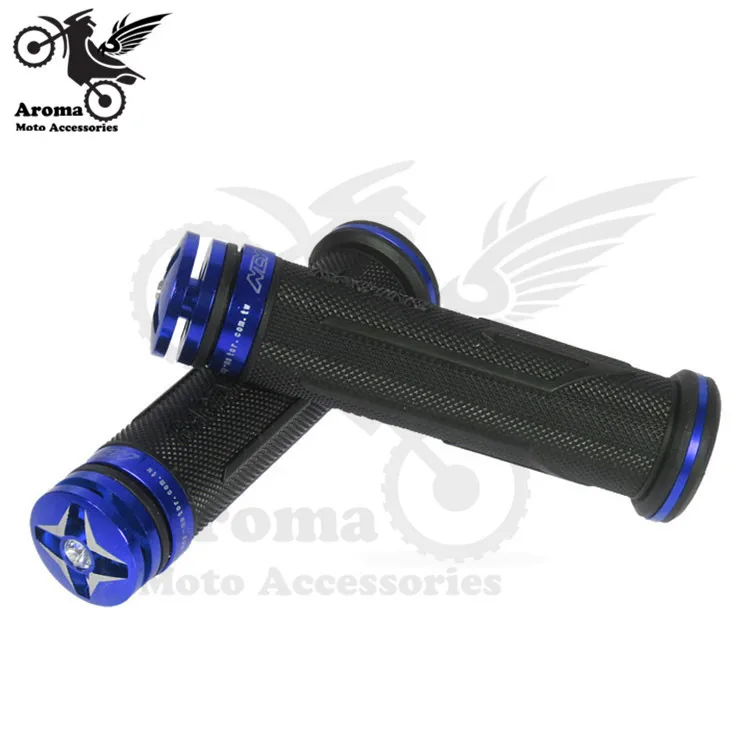 High quality 7/8" aluminum motorcycle grips 22mm Universal Motorcycle handlebar grip ATV Bike