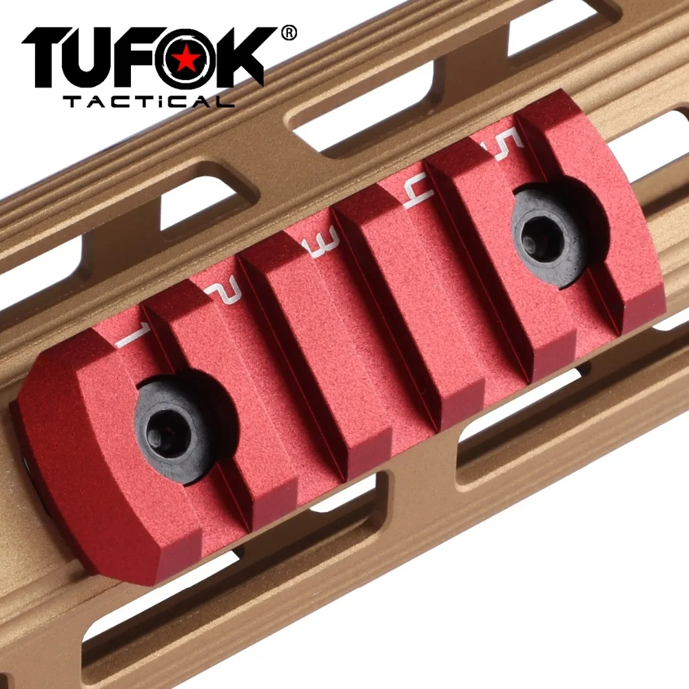 TuFok Mlok Picatinny Weaver рельсовый адаптер низкопрофильный M lok 5 слотов рельсовая секция