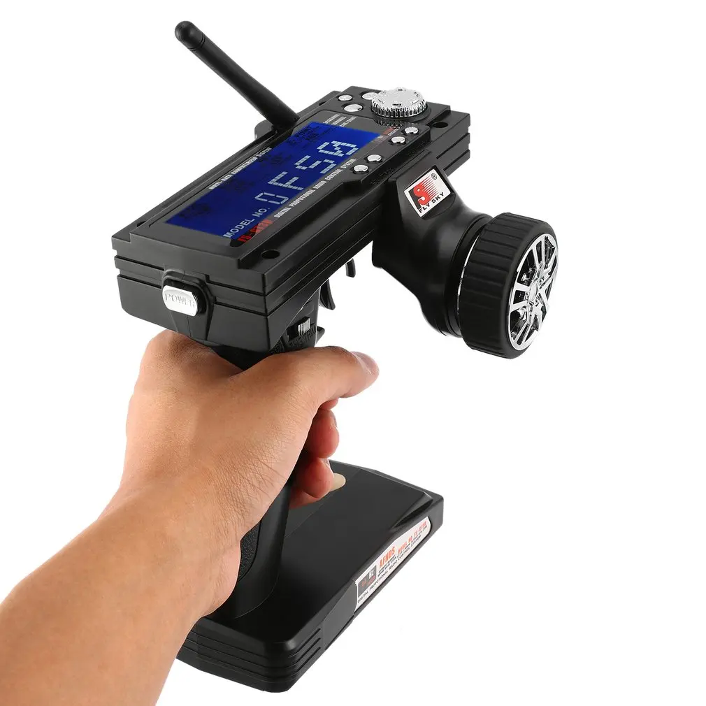 

FS-GT3B 2.4G 3CH RC Boat Control Gun Transmitter /w TX Receiver For Most the Radio Control Models High Receiver Sensitivity