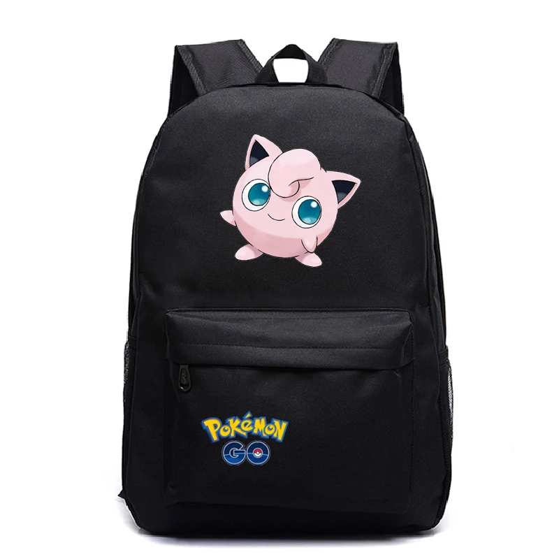 Рюкзаки для мальчиков и девочек-подростков с покемонами Jigglypuff; красивые школьные сумки для мальчиков и девочек-подростков; Mochila Masculina Mochilas Mujer