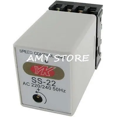 

SS-22 AC 220V/240V 50Hz 0-100 RPM Motor Speed Control Switch + 20K Ohm Potentiometer