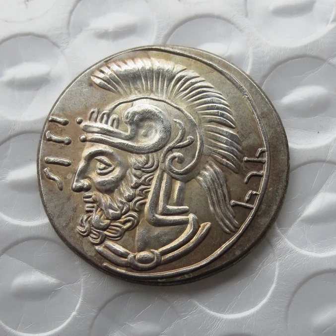 

G(08)Tarsus Pharnabazos Satrap of Cilicia 380-3743 BC Silver Plated copy coin