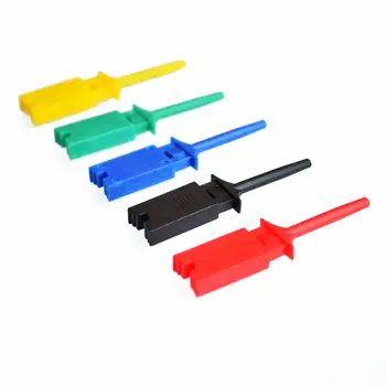 

20pcs Test Hooks Clips for Logic Analyzers Logic Test Clip 5 Colors: Red Black Yellow Green Blue