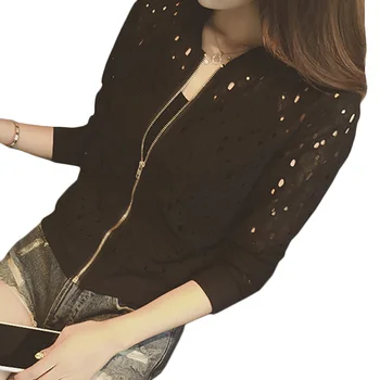 

Summer Lace jacket Women New Casual Hollow lace jacket Korean Loose fashion Hollow lace jacket