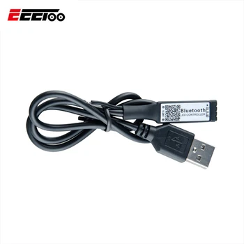 

EeeToo USB Bluetooth RGB RGBW Controller 5V LED Strip 4/5 Pin Bluetooth Controller Dimmer For 5050 2835 3014 RGB LED Strip Light