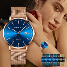Reloj Mujer CRRJU Women Watches Top Brand Luxury Waterproof Fashion Watch ladies Ultra Thin Dial Quartz Watch Relogio Masculino Reloj Mujer CRRJU Women Watches Top Brand Luxury Waterproof Fashion Watch ladies Ultra Thin Dial Quartz Watch Relogio Masculino