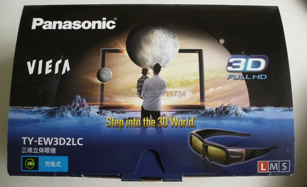 TY-ER3D2LC TY-EW3D2MC TY-EW3D2SC затвора 3D очки для цифрового фотоаппарата Panasonic 3D ТВ