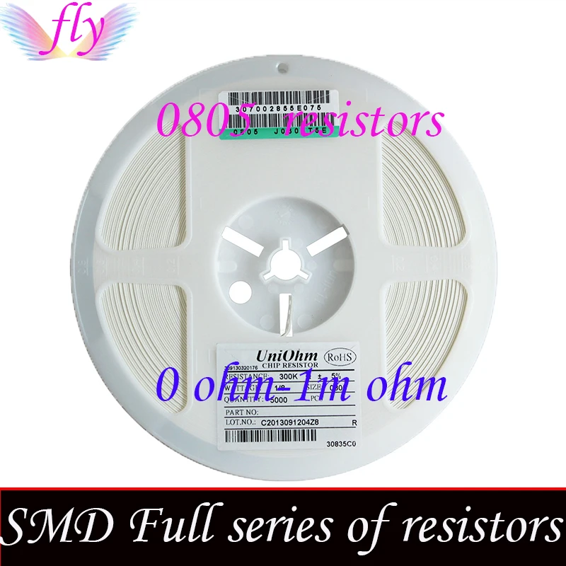 1000 шт. 0805 SMD 1/4 Вт чип резистор 0 Ом ~ 10 м 3 М 6 9 4 7 5 1 2 8 упаковка = | Инструменты